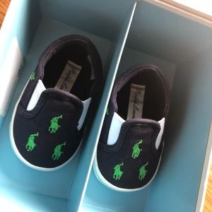 Size 1 Ralph Lauren Baby Soft Bottom Shoes
